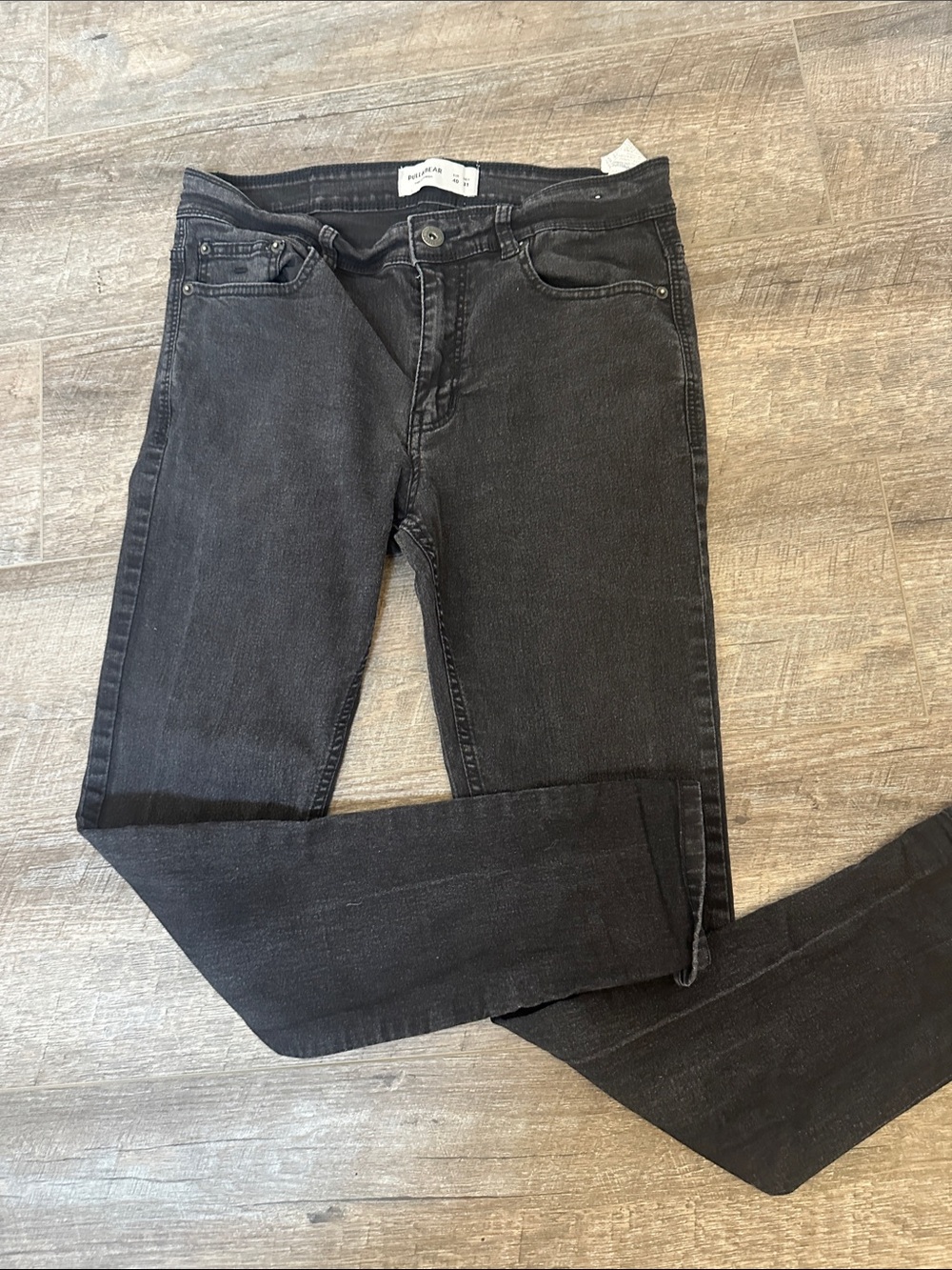 Pull&Bear Men’s Black Skinny Jeans